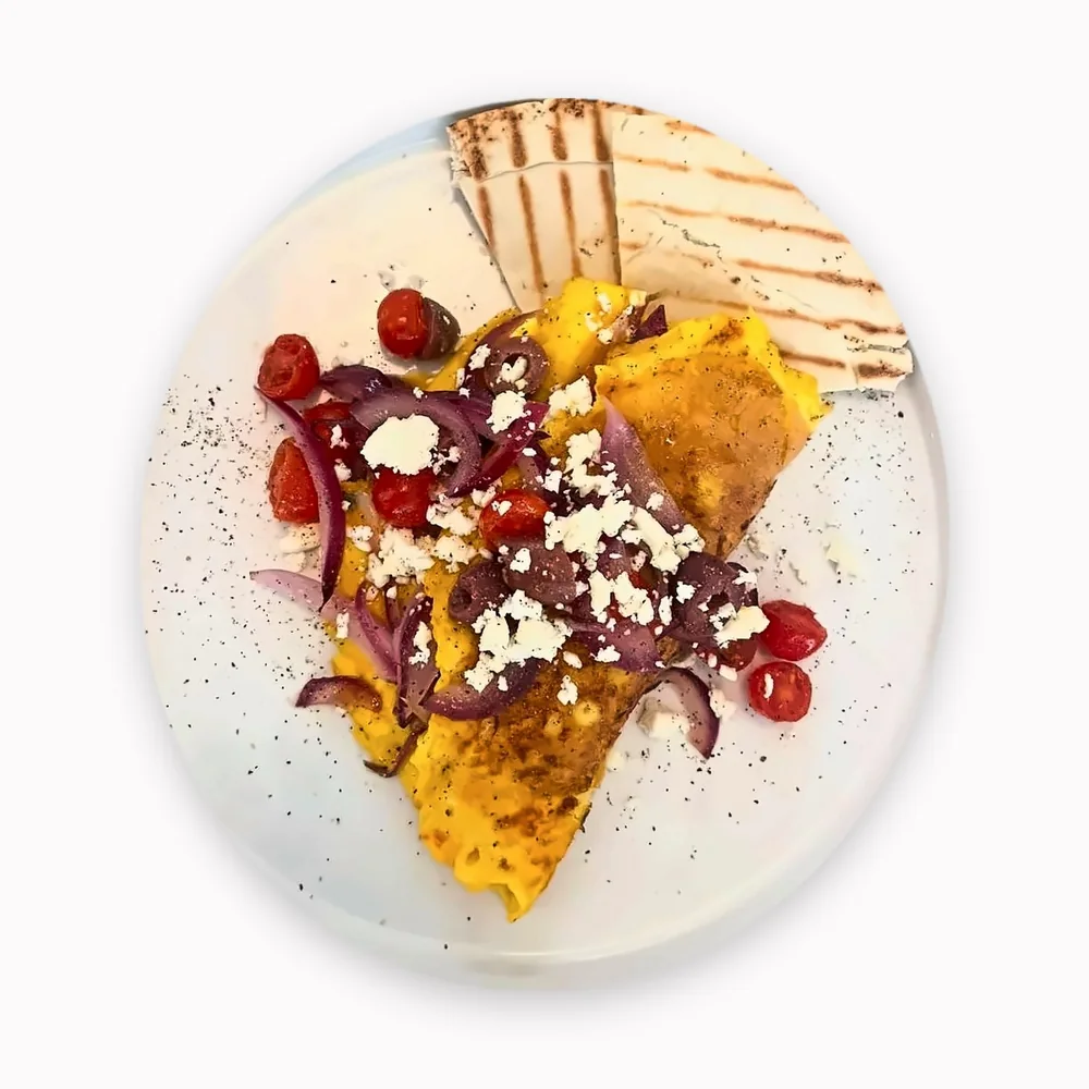 Omelette griego