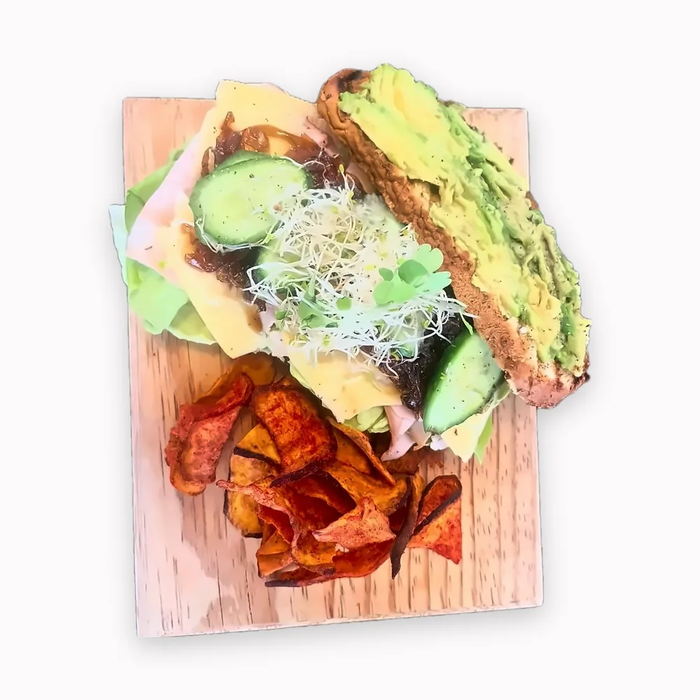 Pavo y aguacate